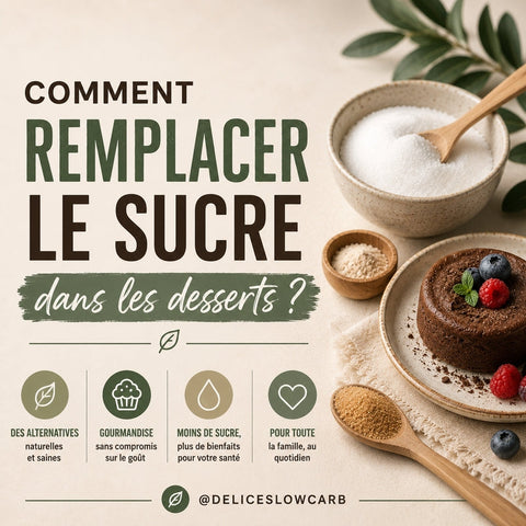 Comment remplacer le sucre dans les desserts ?