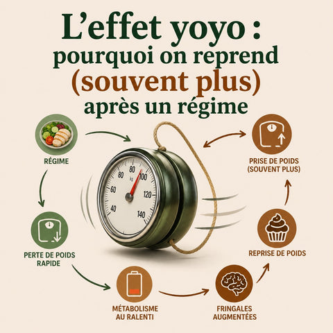 L'effet yoyo : pourquoi on reprend (souvent plus) après un régime