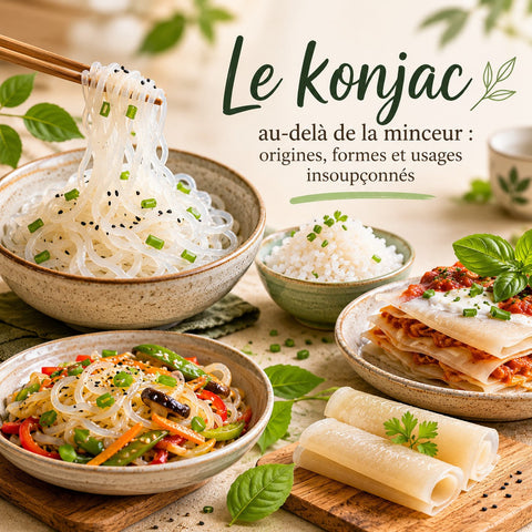Le konjac au-delà de la minceur : origines, formes et usages insoupçonnés