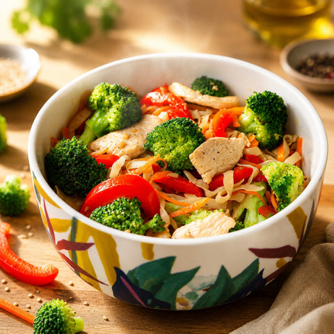 Recette du Konjac Unchained : le Wok qui libère les Fettuccine !