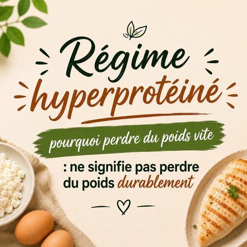 Régime hyperprotéiné : pourquoi perdre vite ne veut pas dire perdre durablement