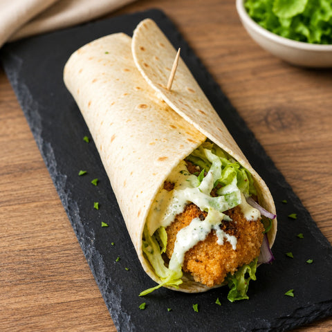Le chicken wrap de fast-food revisité en keto !