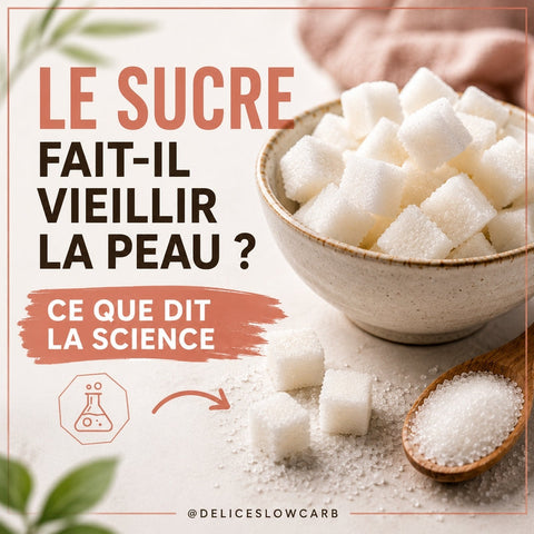 Le sucre fait-il vieillir la peau ? Ce que dit vraiment la science