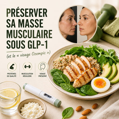 Préserver sa masse musculaire sous GLP-1 (et le « visage Ozempic »)