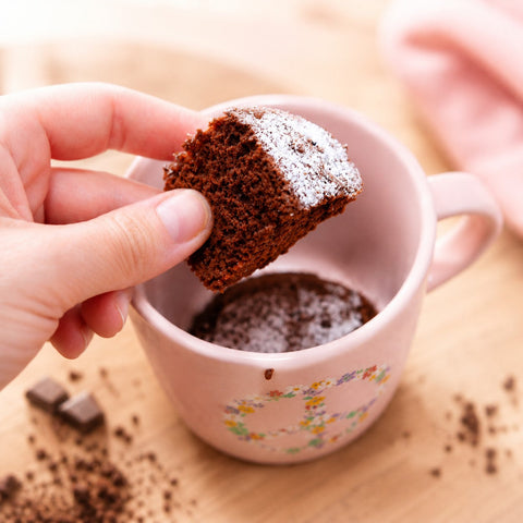 Recette du Mug cake choco keto spécial flemme