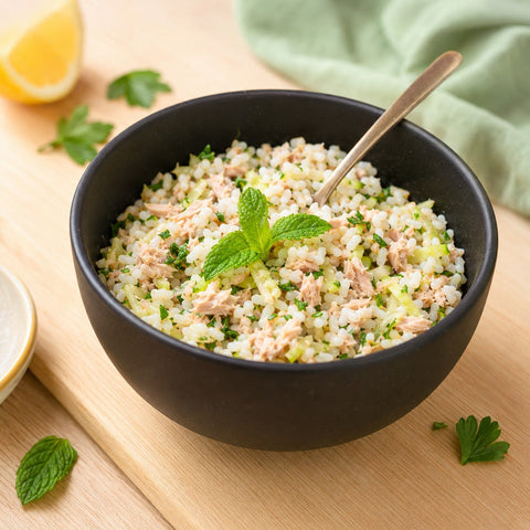 Konjac Attac : la salade de riz qui ne pèse pas un « thon » !
