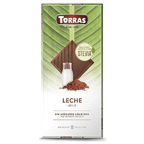 AB306 - Torras - Chocolat au lait stévia - 100 g - Délices Low Carb