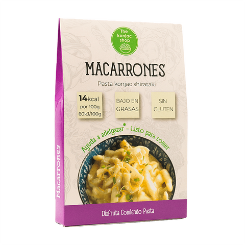 The Konjac Shop, macaronis de Konjac 200 g - Délices Low Carb