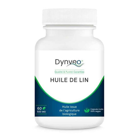 DI300 Dynveo - Huile de lin 60 capsules - Délices Low Carb