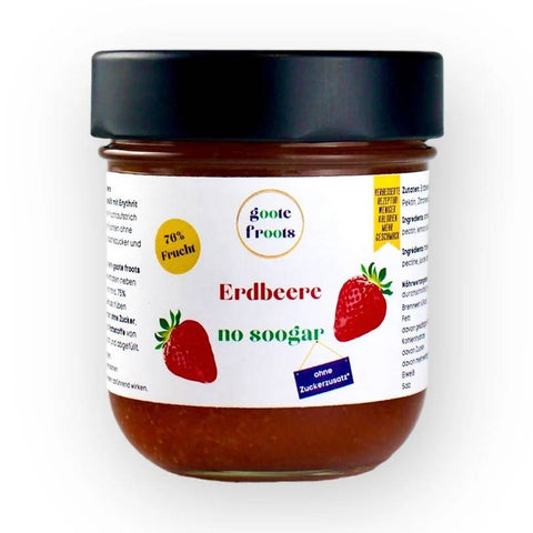 GooteFood confiture sans sucre ajouté - Fraise 230 g - Délices Low Carb
