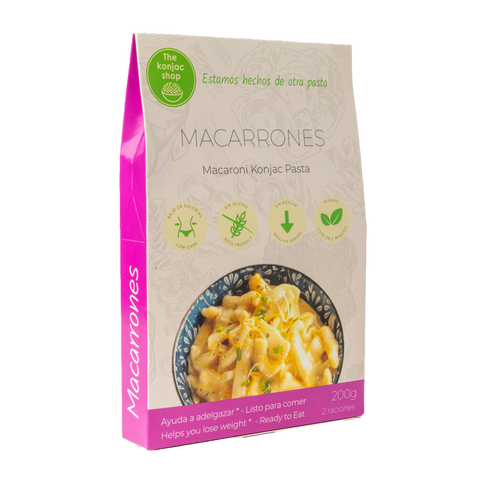 The Konjac Shop, macaronis de Konjac 200 g - Délices Low Carb