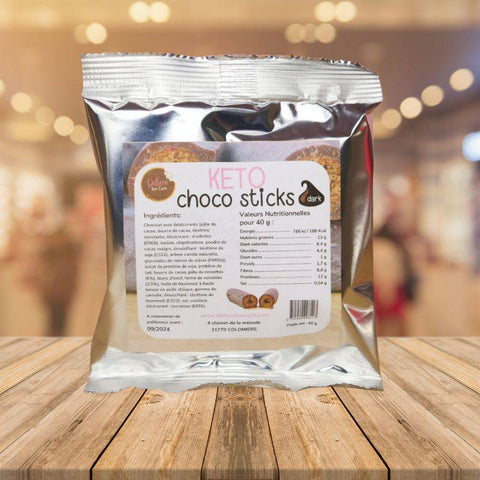 AE205 - Délices Low Carb, Keto choco sticks - 40 g - Délices Low Carb