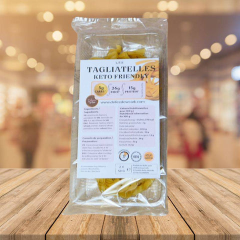 Délices Low Carb - Tagliatelles keto friendly (2 X 50 g) - Délices Low Carb