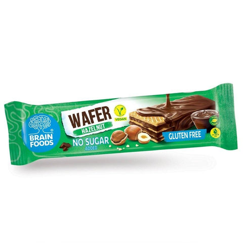 AA202 - Brain Foods - Gaufrette noisette sans gluten & sans sucre 40 g - Délices Low Carb