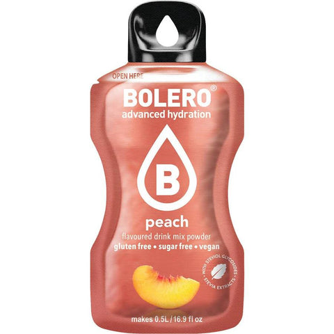Stick Boisson Bolero - Pêche - Sans Sucre (1 X 9g) - Délices Low Carb