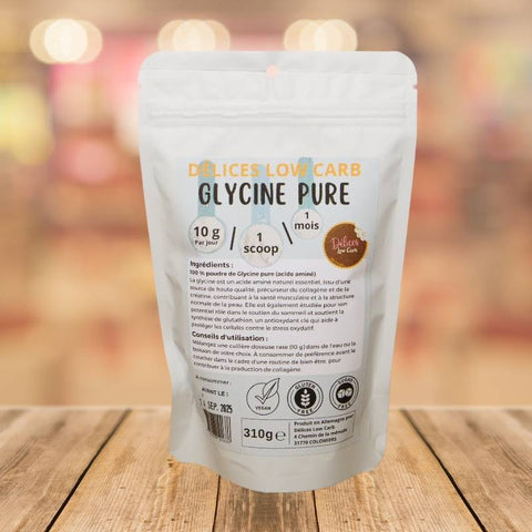Délices Low Carb - GLYCINE PURE, 310 g - Délices Low Carb