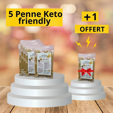 PACK ECO - 5 Penne keto friendly achetés + 1 offert - Délices Low Carb - Délices Low Carb
