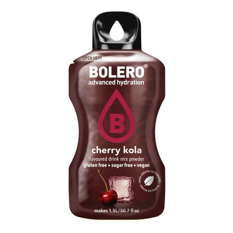 Stick Boisson Bolero - Cherry Cola Sans Sucre (1 X 9 g) - Délices Low Carb
