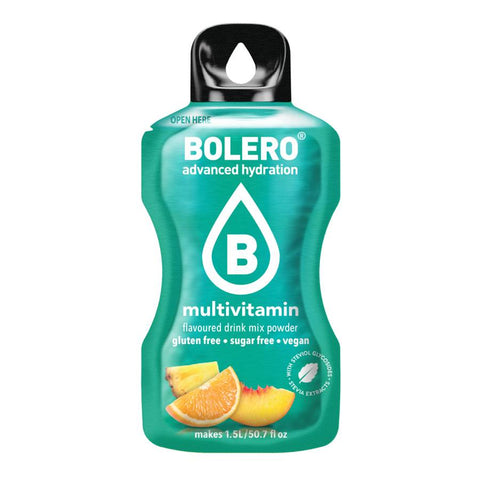 Stick Boisson Bolero - Multivitaminé Sans Sucre (1 X 9 g) - Délices Low Carb