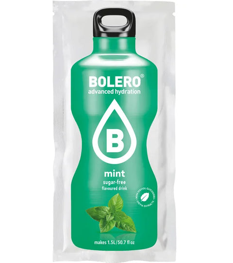 BOLERO - Boisson instantanée sans sucres saveur menthe 9 g - Délices Low Carb
