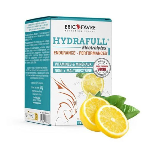 Hydrafull Electrolytes goût citron - Eric Favre Nutrition (15 sticks)