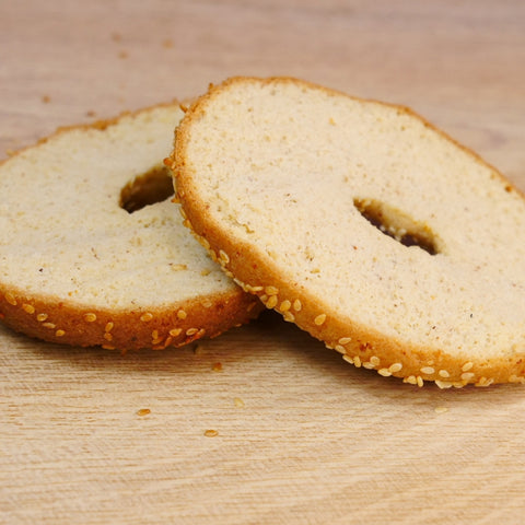 Délices Low Carb - Bagel keto sans gluten au sésame (2 X 75 g) - Délices Low Carb