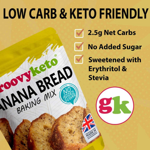 Groovy Keto - Banana bread baking mix keto 260 g - Délices Low Carb