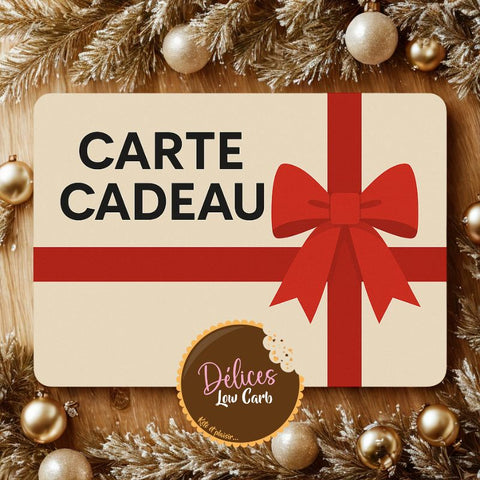 🎄 Carte Cadeau Délices Low Carb – Spéciale Noël ! - Délices Low Carb