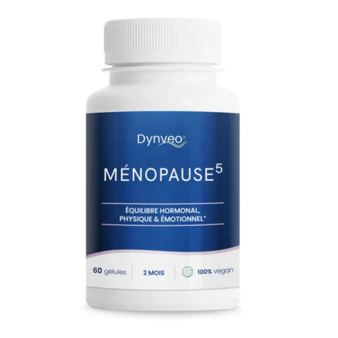Complexe Ménopause 5- Dynvéo - 60 gélules (2 mois) - Délices Low Carb