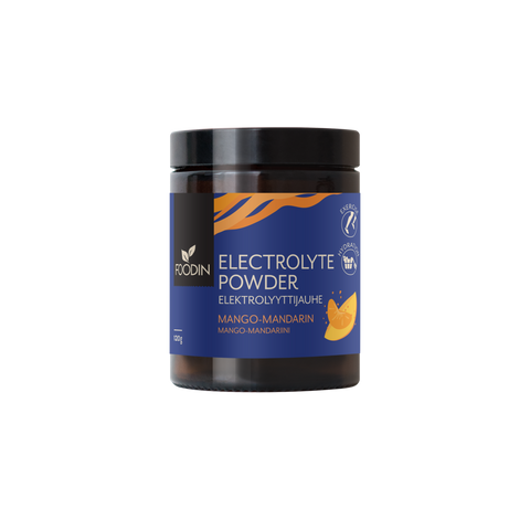 FOODIN - Electrolytes en poudre mangue-mandarine sans sucres ajoutés 120 g - Délices Low Carb