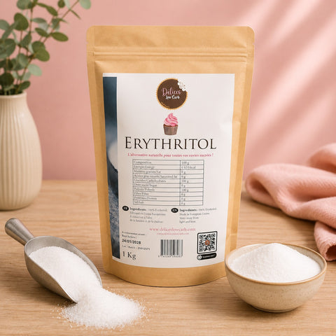 Erythritol Nature 1 kg - Délices Low Carb