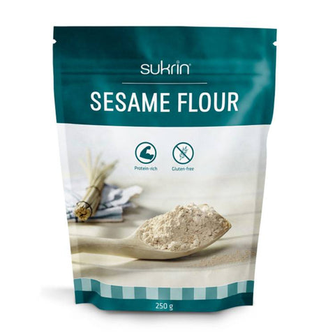 Sukrin - Farine de Sésame dégraissée 250 g - Délices Low Carb