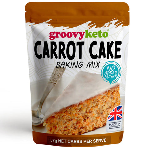 Groovy Keto - Mix pour gâteau à la carotte keto 260 g - Délices Low Carb