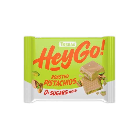 Torras - HEY GO White pistachio sans sucres ajoutés 60 g - Délices Low Carb