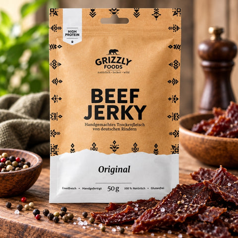 Boeuf séché original 50 g - Grizzly Foods