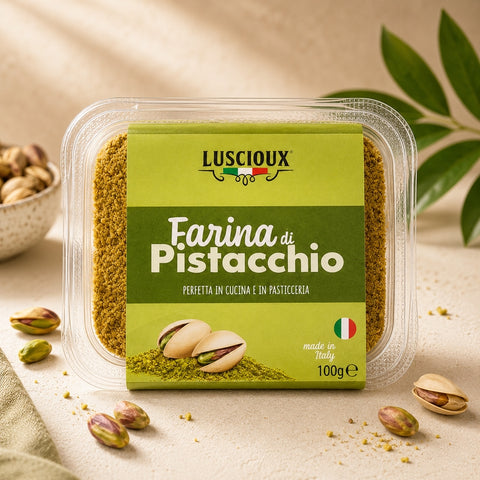 Luscioux - Poudre de pistache 100 %, 100 g