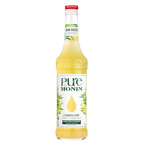 MONIN - Pure Sirop Citron / Citron Vert sans sucre - Délices Low Carb
