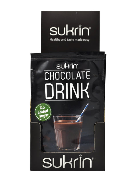 Sukrin - Chocolate Drink sans sucres ajoutés (2 formats) - Délices Low Carb