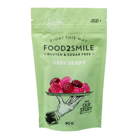 Food2Smile - Very berry sans sucre 90 g - Délices Low Carb